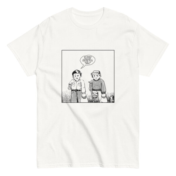 T-shirt caricature « Le gaz coûte un bras et une jambe »