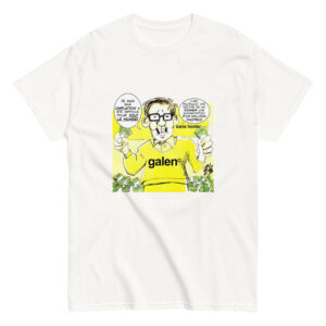 T-shirt caricature « Sans honte »