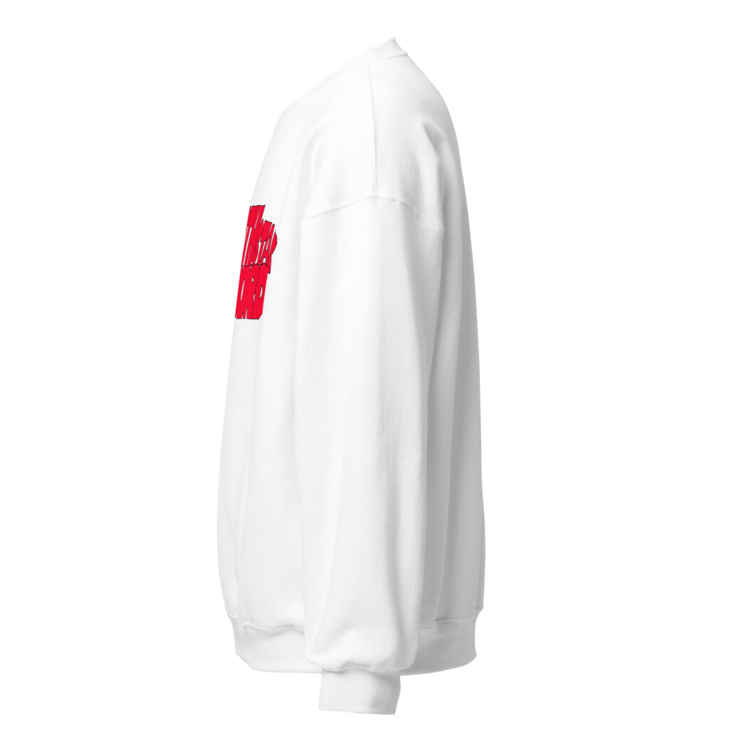 Bilingual unisex sweatshirt, cartoon style | Sweat-shirt unisexe bilingue, style bande-dessinée