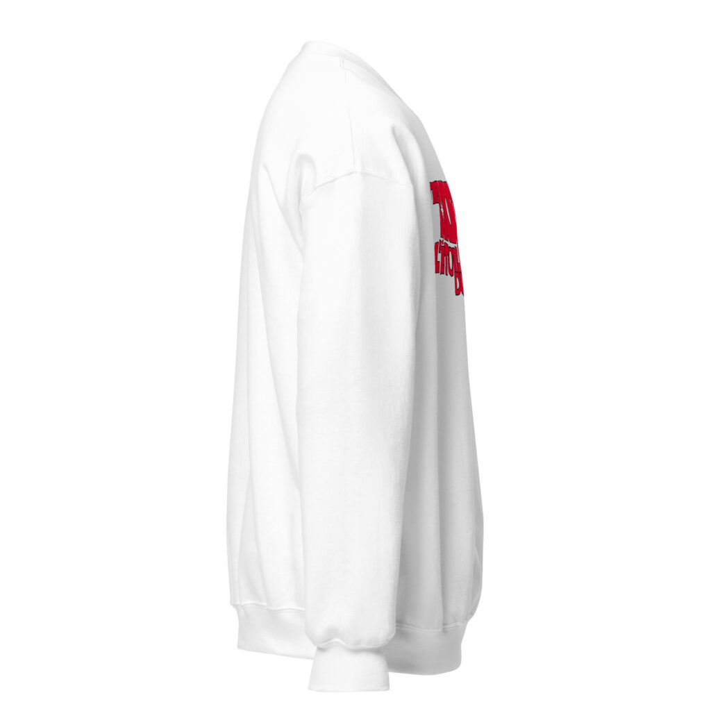 Bilingual unisex sweatshirt, cartoon style | Sweat-shirt unisexe bilingue, style bande-dessinée